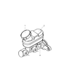 2002 Chrysler Prowler Brake Master Cylinder Diagram - 4882872