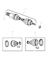 2000 Dodge Neon Axle Shaft Diagram - 4668952AE