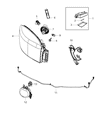 Ram Fog Light Diagram - 68104820AB