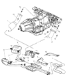 Dodge Challenger Tail Pipe Diagram - 4578912AC
