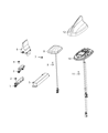 2022 Dodge Charger Antenna Diagram - 68281281AA