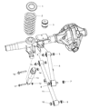 Ram Sway Bar Bushing Diagram - 55398939AB