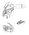 Dodge Intrepid Weather Strip Diagram - 4780278