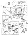 Chrysler Blend Door Actuator Diagram - 4734811AB