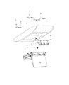 Ram Dome Light Diagram - 1KM36HDAAA