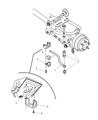 Dodge Stratus Sway Bar Link Diagram - 4695831AB