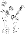Dodge Durango Differential Diagram - 4384286AB