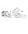 Dodge Intrepid ABS Control Module Diagram - 4602253AB