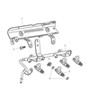 2004 Chrysler Sebring Fuel Rail Diagram - 4591480AF