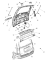 Chrysler Trunk Lid Latch Diagram - 4589581AH