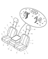 2008 Dodge Ram 2500 Seat Cushion Diagram - 1FF021D5AA