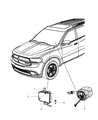 Dodge Durango ABS Control Module Diagram - 68199249AF