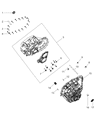 Dodge Dart Transmission Mount Diagram - 68219740AA