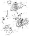 Dodge Stratus Steering Column Diagram - 5080969AA