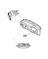 2004 Dodge Dakota Dome Light Diagram - 5JG55BD1AA