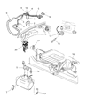 Dodge Neon A/C Hose Diagram - 5278761AB