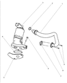 Jeep Commander EGR Valve Diagram - 53032776AE
