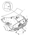 Chrysler Cirrus Hood Latch Diagram - 4814122AC