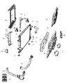 Chrysler Radiator Diagram - 68050291AA
