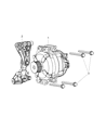 Jeep Wrangler Alternator Diagram - 4727866AF