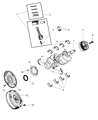 2008 Dodge Nitro Torque Converter Diagram - 68003092AA
