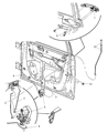 2007 Dodge Magnum Door Handle Diagram - WC81TAAAG