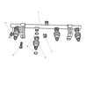 Chrysler Cirrus Fuel Injector Diagram - 4669772