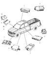 Ram Body Control Module Diagram - 68236153AB