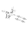 Jeep Cherokee Axle Shaft Diagram - 68291654AA