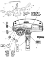 Jeep Commander Cruise Control Switch Diagram - 4671929AA