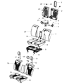 Dodge Dart Armrest Diagram - 1UK63DX9AB