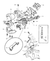 Chrysler Steering Column Diagram - 5057734AD