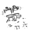 Jeep Compass Glove Box Diagram - 1FB991K7AA