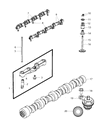 2007 Chrysler Aspen Valve Stem Seal Diagram - 53021578AA