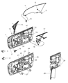Chrysler Window Regulator Diagram - 4724282AD