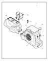 2001 Jeep Wrangler Car Speakers Diagram - 56038609AC