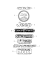 Jeep Wrangler Emblem Diagram - 68228508AB