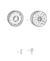 Ram ProMaster 2500 Wheel Stud Diagram - 68095788AA