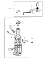 2020 Dodge Grand Caravan Vapor Canister Diagram - 5147384AK