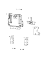 2020 Jeep Grand Cherokee Engine Control Module Diagram - 5150767AD