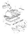 Dodge Dakota Intake Manifold Diagram - 4897489AB
