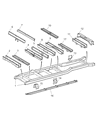 Dodge Sprinter 3500 Front Cross-Member Diagram - 5118178AA