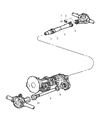 1999 Jeep Grand Cherokee Driveshaft Yokes Diagram - 4874052