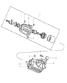 2008 Chrysler Pacifica Differential Diagram - 4809867AA