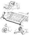 2001 Chrysler PT Cruiser Brake Line Diagram - 4860081AC