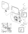 Jeep Wrangler Door Check Diagram - 55397400AA