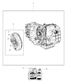 Ram ProMaster 3500 Torque Converter Diagram - R8210327AF