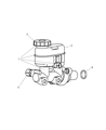 2002 Dodge Neon Brake Master Cylinder Diagram - 5015149AA