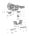 Dodge Durango Transmission Mount Diagram - 4578844AA