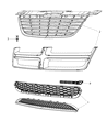2012 Chrysler 200 Grille Diagram - 68102305AE